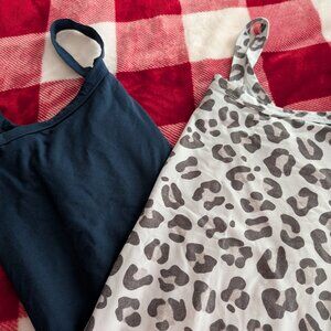 Leopard & Navy LuLaRoe Cami Set -TWO!